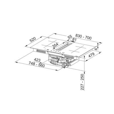 Варильна поверхня Franke Maris 2Gether FMA 8372 4RC HI 340.0731.878
