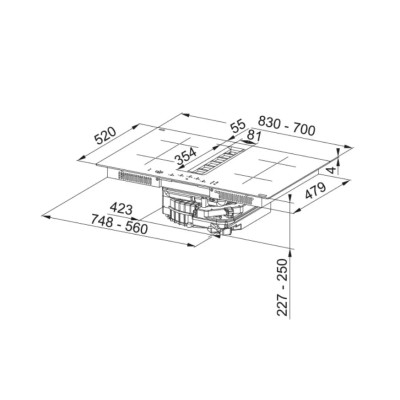 Варильна поверхня Franke Smart 2Gether FSM 7072 4RC HI 340.0731.892