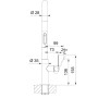 Змішувач Franke Maris Slim J Clear Water 120.0736.604 сталь
