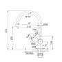 Змішувач Franke Smart Glenda J 115.0747.473