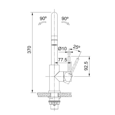 Змішувач Franke Smart Glenda J 115.0747.473