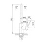 Змішувач Franke Smart Glenda J 115.0747.474