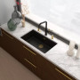 Змішувач Franke Maris Stripes U 115.0747.676 Matte Black/Gold