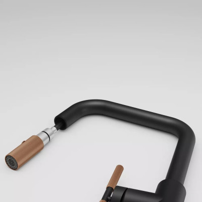 Змішувач Franke Maris Stripes U 115.0747.677 Matte Black/Copper