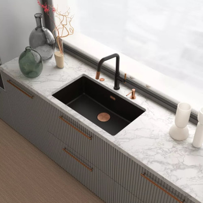 Змішувач Franke Maris Stripes U 115.0747.677 Matte Black/Copper