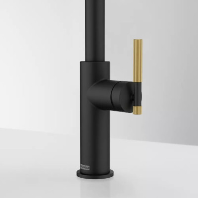 Змішувач Franke Maris Stripes J 115.0747.673 Matte Black/Gold