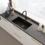 Змішувач Franke Maris Stripes J 115.0747.673 Matte Black/Gold