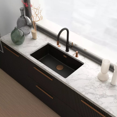 Змішувач Franke Maris Stripes J 115.0747.674 Matte Black/Copper