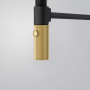 Змішувач Franke Maris Stripes Semi Pro 115.0747.679 Matte Black/Gold