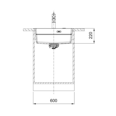 Мийка Franke KNG PRO 610-53 114.0749.505 мигдаль