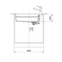 Мийка Franke KNG PRO 110-62 125.0750.497 сірий сланець