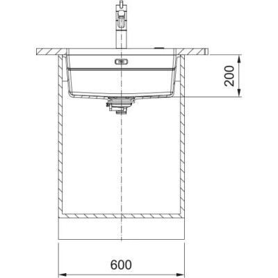 Мийка Franke KNG 110-52 125.0750.726 сірий сланець