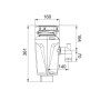Мийка Комплект 127.0763.947 SRX 210-40 TL нержавіюча сталь + SLIM 50