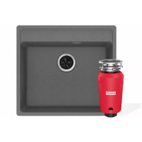 Мийка Комплект MRG 610-52 TL 114.0763.942 сірий камінь + SLIM 50