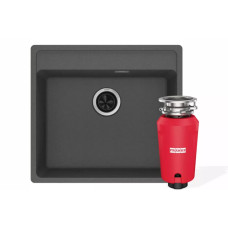 Мийка Комплект MRG 610-52 TL 114.0763.943 сірий сланець + SLIM 50