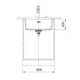 Мийка Franke Комплект MRG 110-52 125.0763.934 сірий камінь + SLIM 50