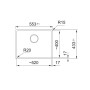 Мийка Franke Комплект MRG 110-52 125.0763.935 сірий сланець + SLIM 50