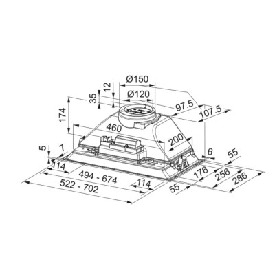 Витяжка Franke Inca Smart FBI 525 BK HCS 305.0757.778
