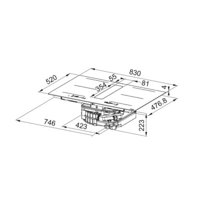 Варильна поверхня Franke FMA 8362 MO HI Maris 2Gether Swing 340.0731.874