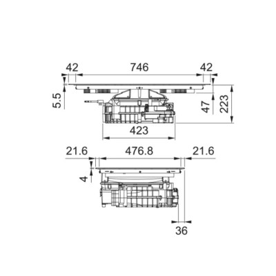 Варильна поверхня Franke FMA 8362 MO HI Maris 2Gether Swing 340.0731.874
