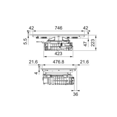 Варильна поверхня Franke FMA 8362 MO R HI Maris 2Gether Swing 340.0731.875