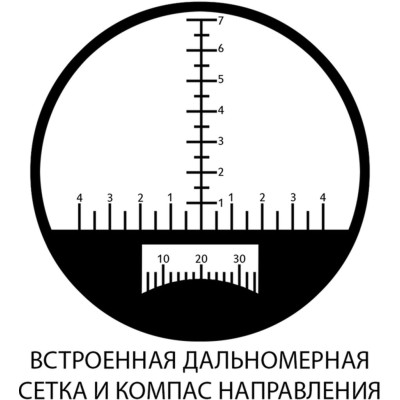 Бінокль Sigeta Admiral 7×50 Military floating/compass/reticle