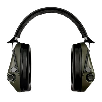 Активні навушники для стрільби Sordin Supreme Mil AUX Slim Headband Green 74308-06-S