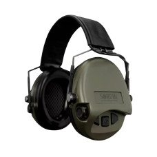 Активні навушники для стрільби Sordin Supreme Mil AUX Slim Headband Green 74308-06-S