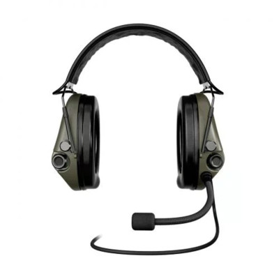 Активні навушники для стрільби Sordin Supreme MIL CC Slim HB Green 74332-06-S
