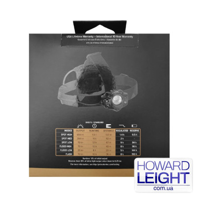 Налобний ліхтар Princeton Tec Apex 650 Lumens Black