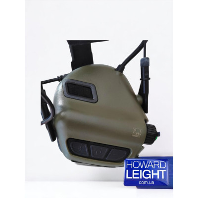 Активні захисні навушники Earmor M32 MARK3 (FG) Olive Mil-Std
