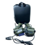 Активні захисні навушники Earmor M32X MARK3 Dual (FG) Olive Mil-Std