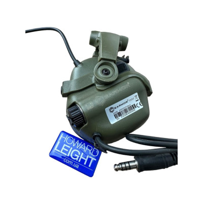 Активні захисні навушники Earmor M32X MARK3 Dual (FG) Olive Mil-Std