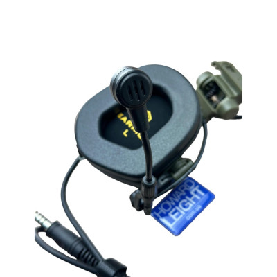 Активні захисні навушники Earmor M32X MARK3 Dual (FG) Olive Mil-Std