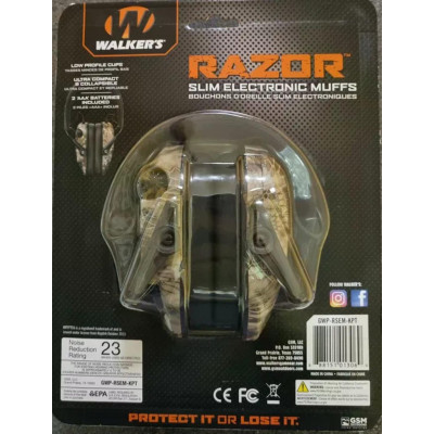 Активні захисні навушники Walker’s Razor Slim Kryptek (KPT)