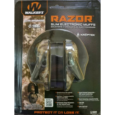 Активні захисні навушники Walker’s Razor Slim Kryptek (KPT)