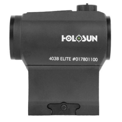 Коліматорний приціл Holosun HE403B-GR Elite Green Dot Sight з низьким кріпленням та високим кріпленням 1/3 Co-Witness