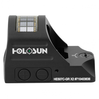 Коліматорний приціл пістолетний Holosun HE507C-GR X2 Green Dot Reticle 2 MOA