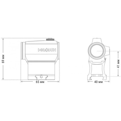 Коліматорний приціл Holosun HS403C