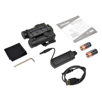 Тактичний блок HOLOSUN LE420-RD (LE420R) Red + IR / White + IRilluminator