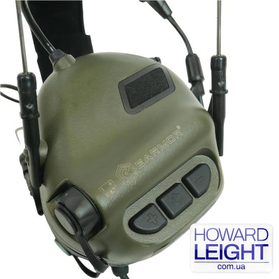 Активні захисні навушники Earmor M32X MOD3 (FG) Olive