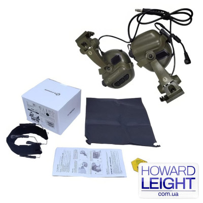 Активні захисні навушники Earmor M32X MOD3 (FG) Olive