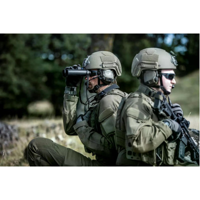 Активні тактичні навушники 3M PELTOR ComTac VIII (MT14H418A-86 GN), вертикальні з 1 аудіовиходом 4 контакт NATO та мікрофоном