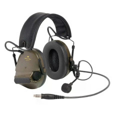 Активні тактичні навушники 3M PELTOR ComTac XPI Headset, NATO (MT20H682FB-86), вертикальні з 1 аудіовиходом J11 NATO та мікрофоном
