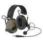 Активні тактичні навушники 3M PELTOR ComTac XPI Headset, NATO (MT20H682FB-86), вертикальні з 1 аудіовиходом J11 NATO та мікрофоном