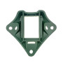 Металевий кронштейн платформа кріплення шрауд NVG Mount зірка на тактичний шолом, Олива