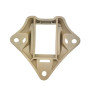 Металевий кронштейн платформа кріплення шрауд NVG Mount зірка на тактичний шолом, Койот