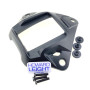 Металевий кронштейн платформа кріплення шрауд NVG Mount зірка на тактичний шолом, Чорний