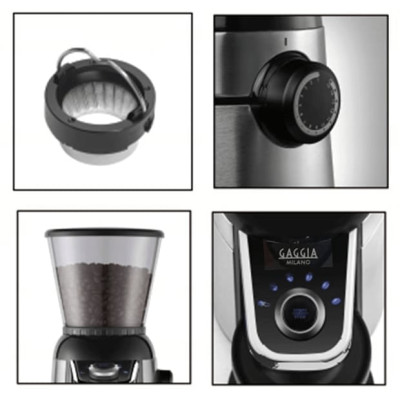 Кавомолка жорнова для дому Gaggia MD15 Nero