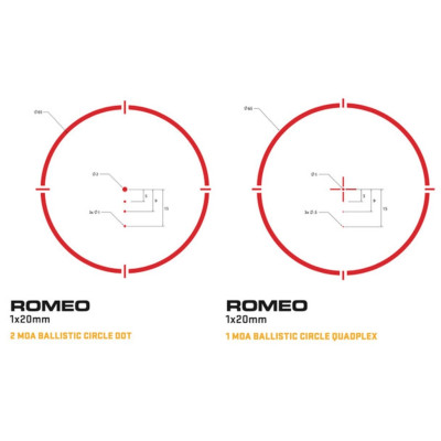 Коліматорний приціл SigSauer Romeo 4S Solar Red Dot SOR43021
